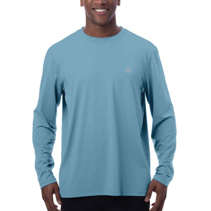 Men's Cooling Crew Neck Long Sleeve T-Shirt - Image 32