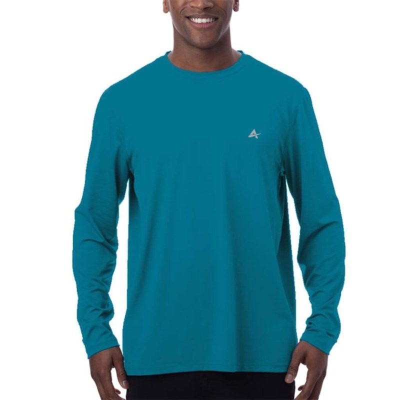 Men's Cooling Crew Neck Long Sleeve T-Shirt - Image 24