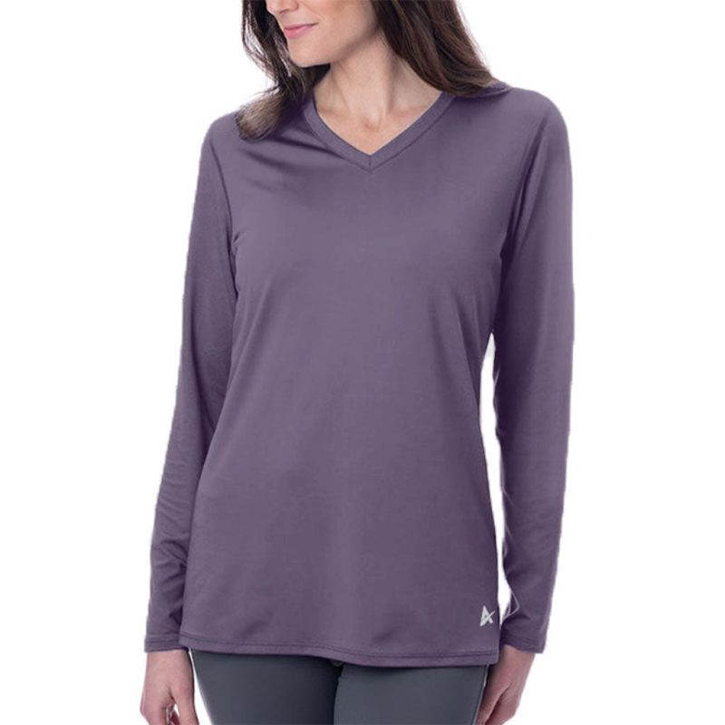 Women's Cooling V-Neck Long Sleeve T-Shirt - Image 32