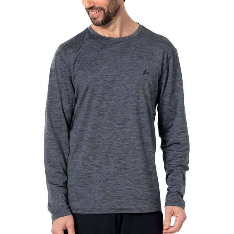 Men's Cooling Crew Neck Long Sleeve T-Shirt - Image 27