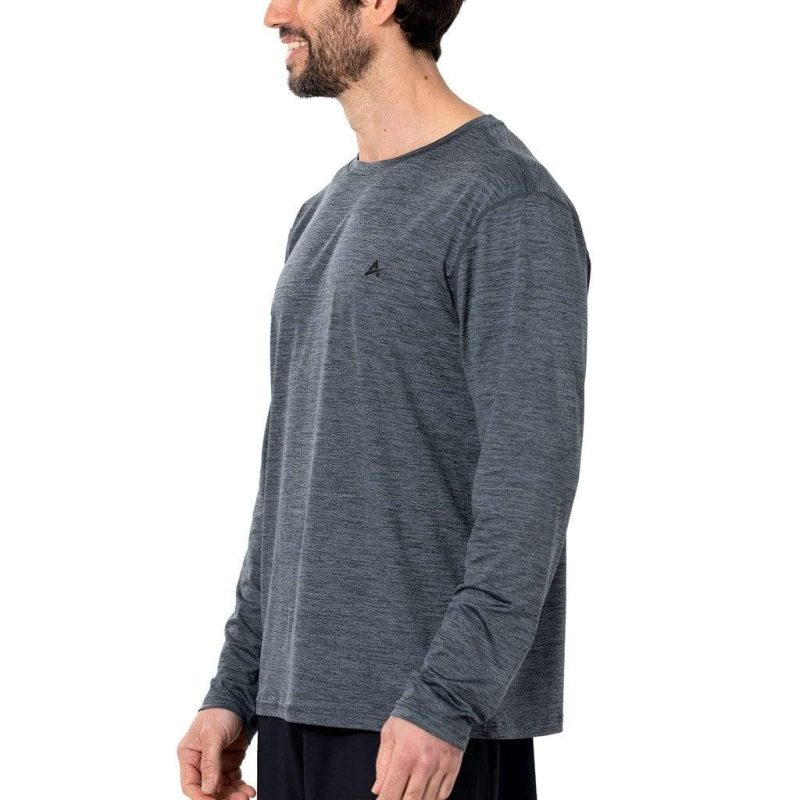 Men's Cooling Crew Neck Long Sleeve T-Shirt - Image 28