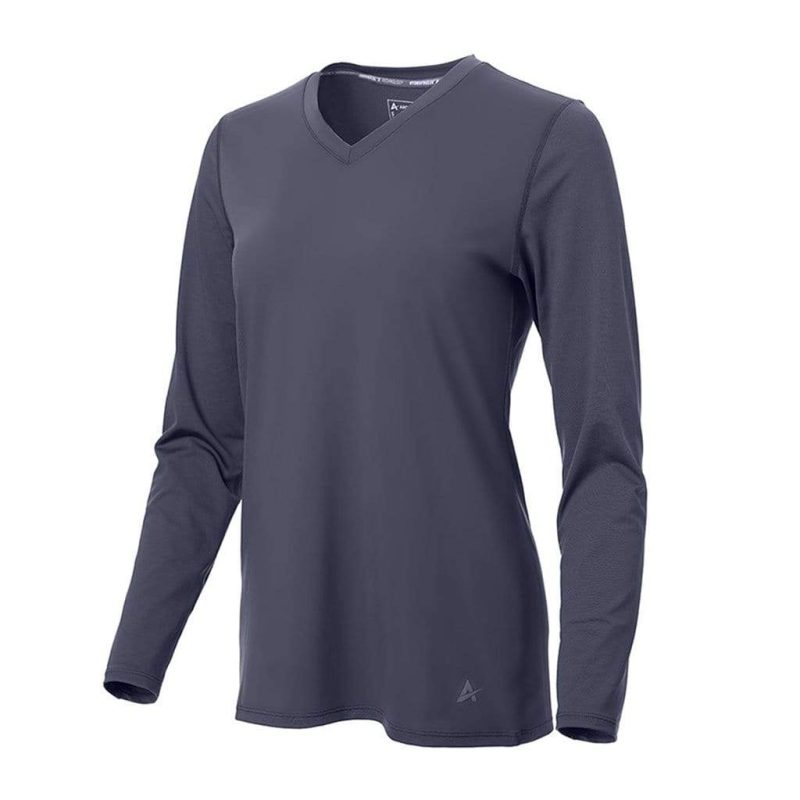 Women's Cooling V-Neck Long Sleeve T-Shirt - Image 22