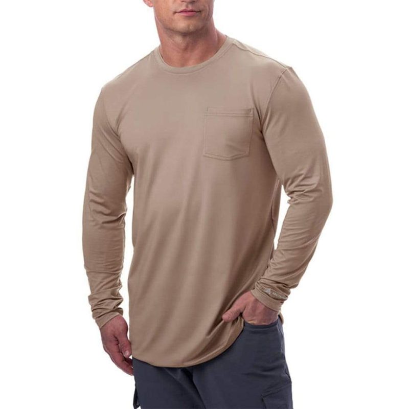 Men's Cooling Pocket Workwear Long Sleeve T-Shirt - Image 15