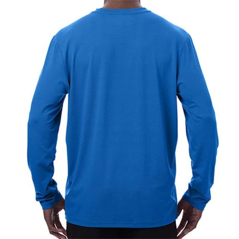 Men's Cooling Crew Neck Long Sleeve T-Shirt - Image 12