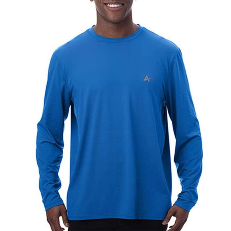 Men's Cooling Crew Neck Long Sleeve T-Shirt - Image 11