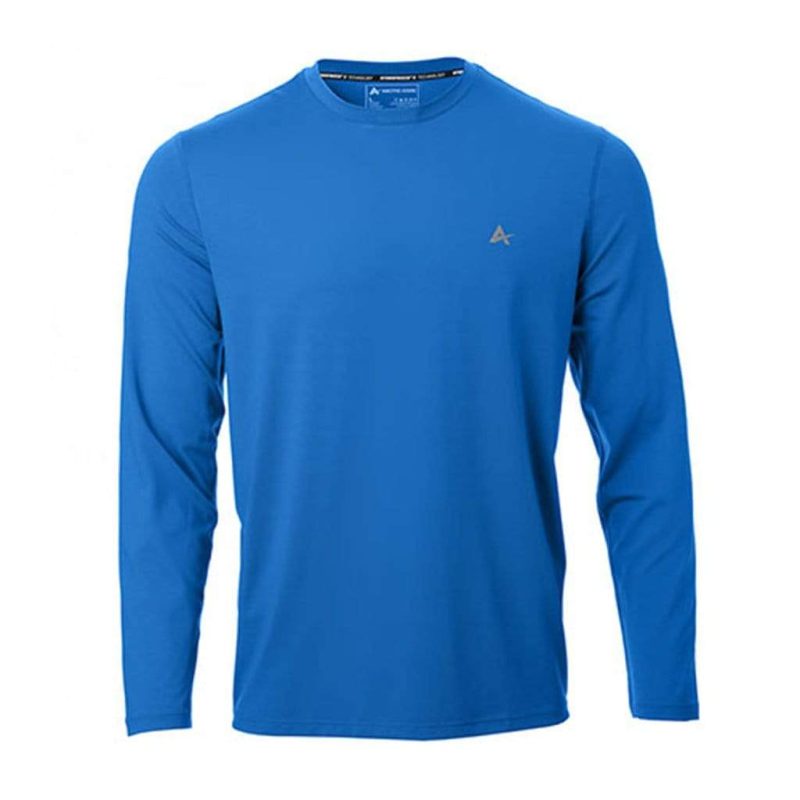 Men's Cooling Crew Neck Long Sleeve T-Shirt - Image 13