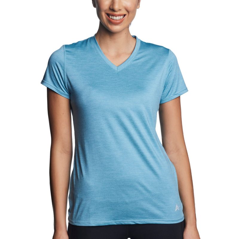 Women's Cooling V-Neck Short Sleeve T-Shirt - Image 45