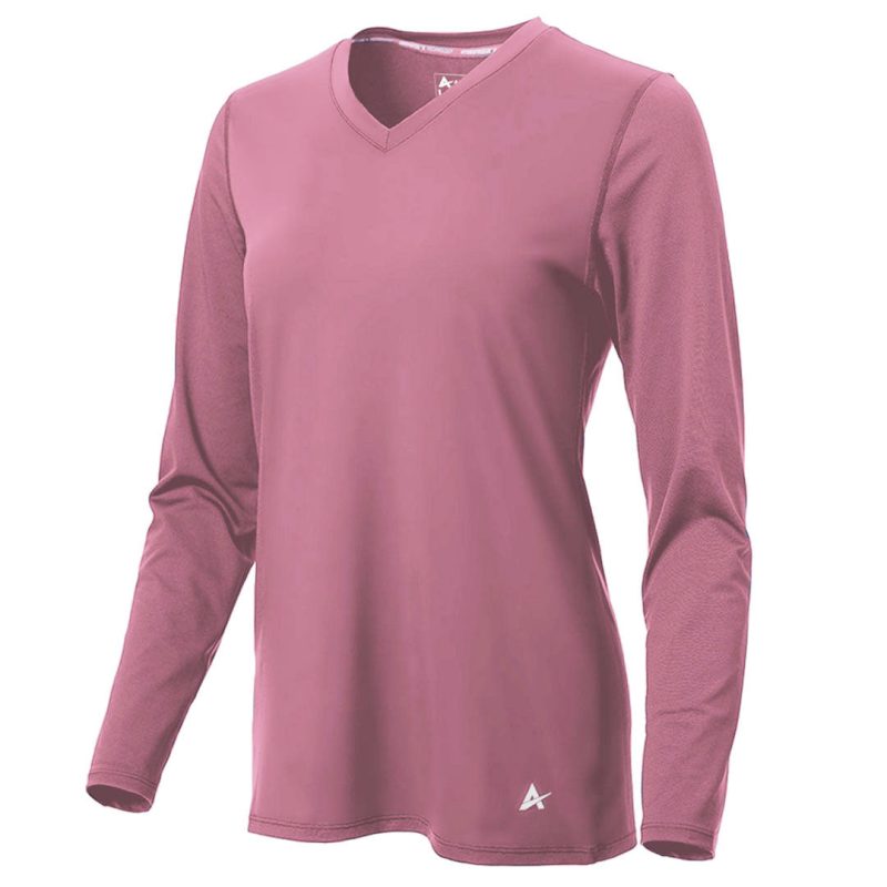 Women's Cooling V-Neck Long Sleeve T-Shirt - Image 31