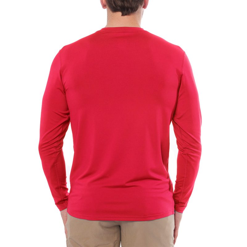 Men's Cooling Crew Neck Long Sleeve T-Shirt - Image 8