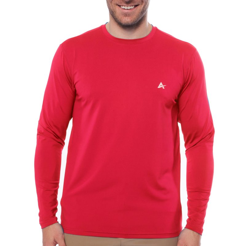 Men's Cooling Crew Neck Long Sleeve T-Shirt - Image 5
