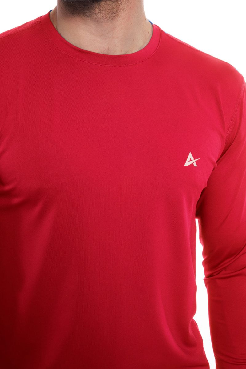 Men's Cooling Crew Neck Long Sleeve T-Shirt - Image 7