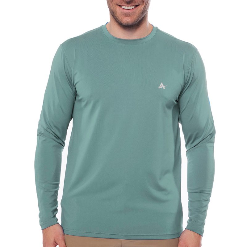 Men's Cooling Crew Neck Long Sleeve T-Shirt