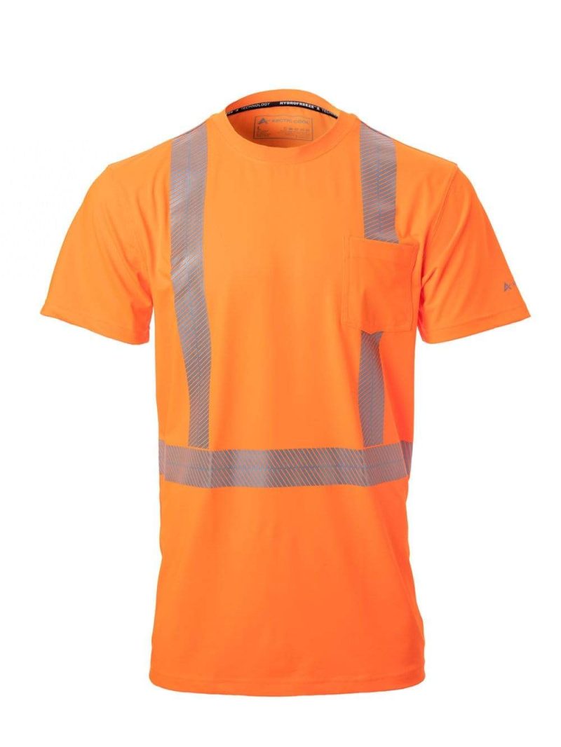 Men's Cooling Pocket Safety Workwear T-Shirt - CLOSEOUT - Image 2