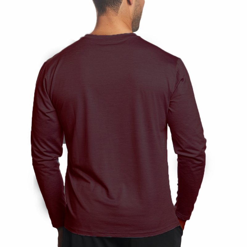 Men's Cooling Crew Neck Long Sleeve T-Shirt - Image 16