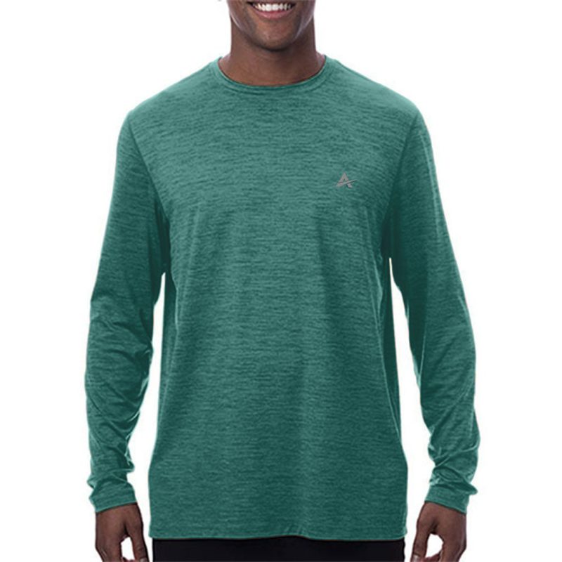 Men's Cooling Crew Neck Long Sleeve T-Shirt - Image 35