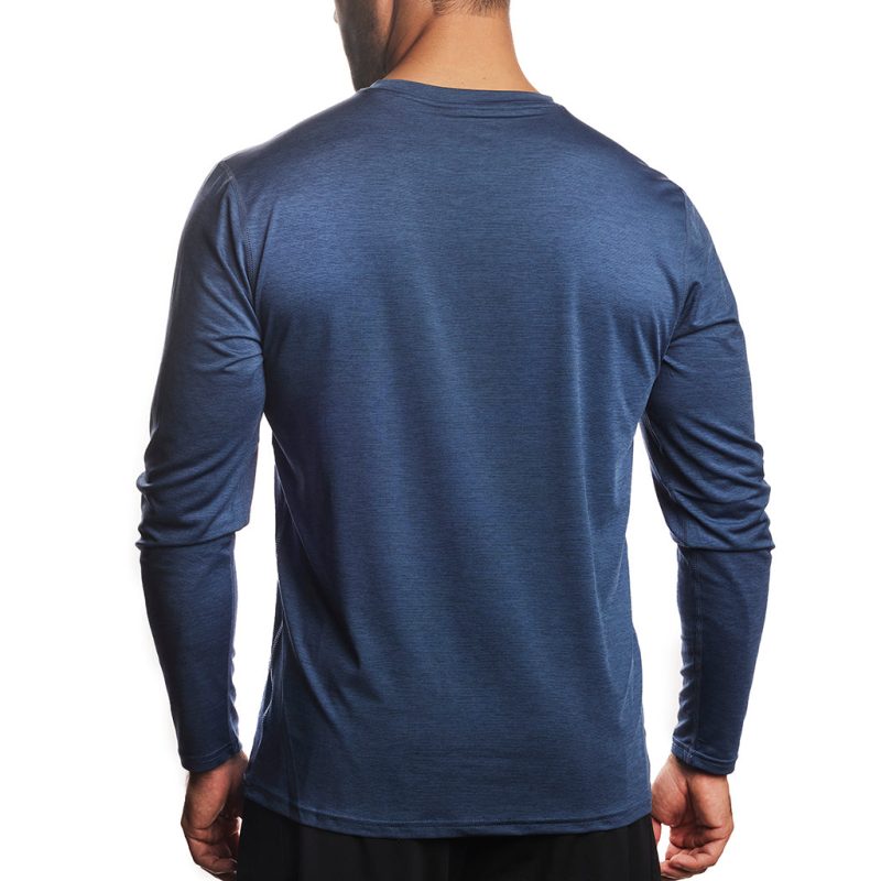 Men's Cooling Crew Neck Long Sleeve T-Shirt - Image 19