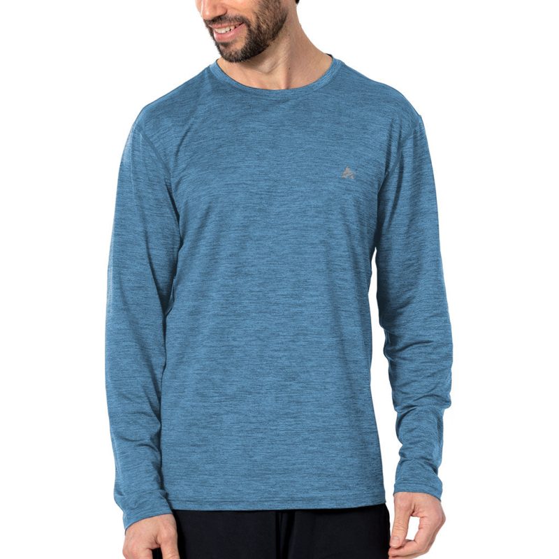 Men's Cooling Crew Neck Long Sleeve T-Shirt - Image 22