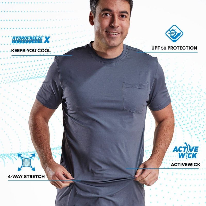 Men's Cooling Pocket Workwear T-Shirt - Image 37