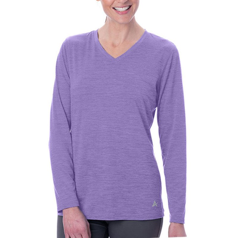 Women's Cooling V-Neck Long Sleeve T-Shirt