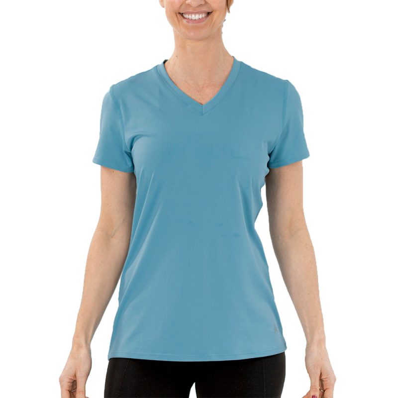 Women's Cooling V-Neck Short Sleeve T-Shirt - Image 80