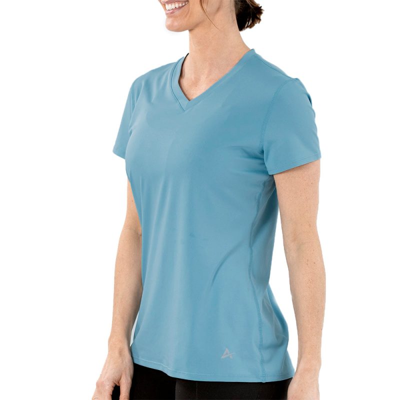 Women's Cooling V-Neck Short Sleeve T-Shirt - Image 81