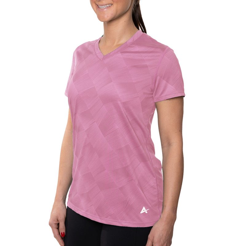 Women's Cooling V-Neck Short Sleeve T-Shirt - Image 7
