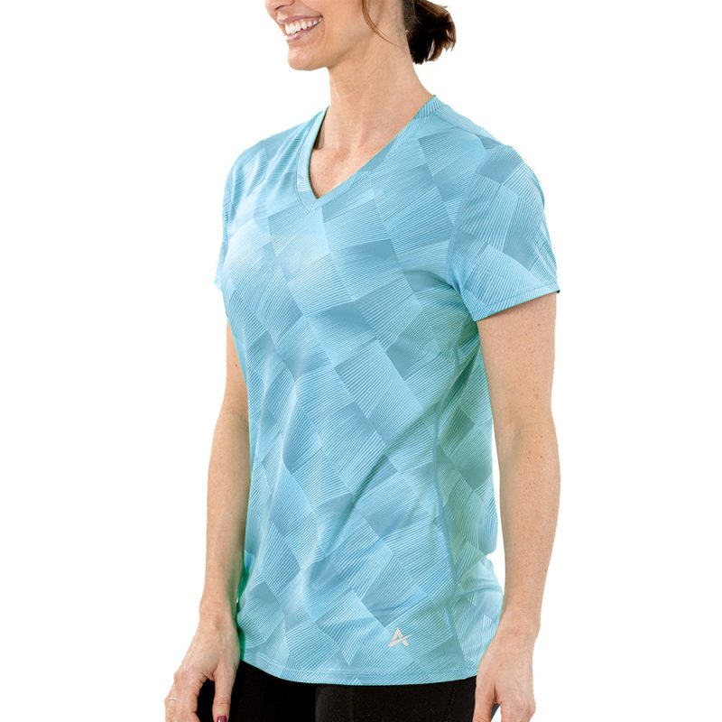 Women's Cooling V-Neck Short Sleeve T-Shirt - Image 55
