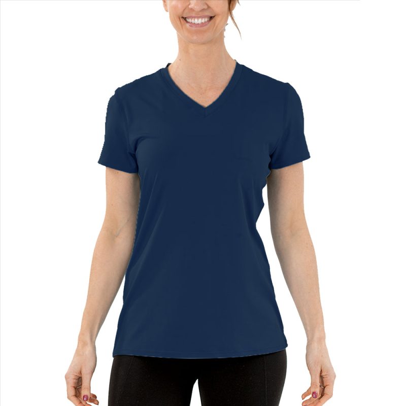 Women's Cooling V-Neck Short Sleeve T-Shirt - Image 16