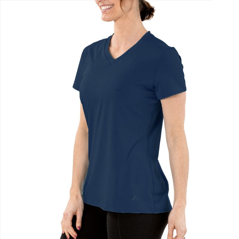 Women's Cooling V-Neck Short Sleeve T-Shirt - Image 18