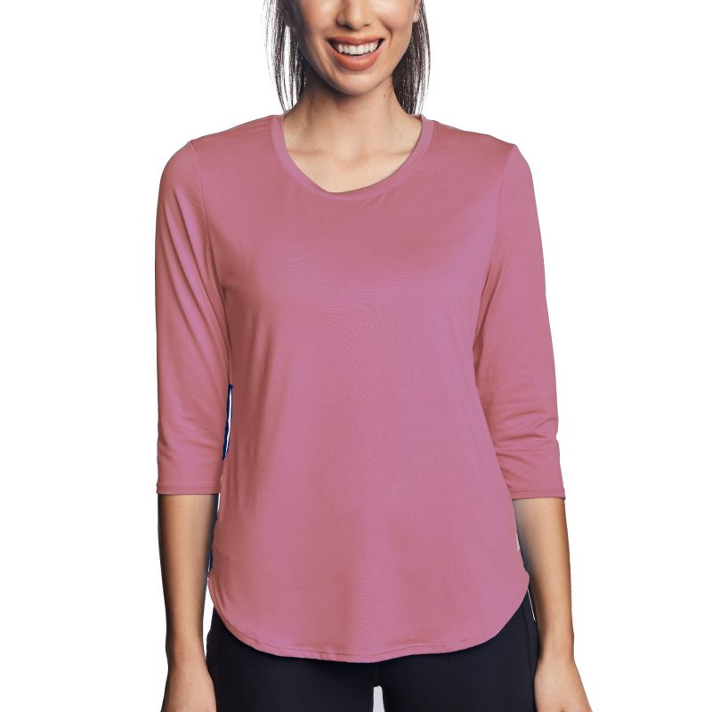 Women's Cooling 3/4 Sleeve T-Shirt - Image 44