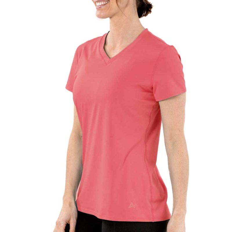 Women's Cooling V-Neck Short Sleeve T-Shirt - Image 77