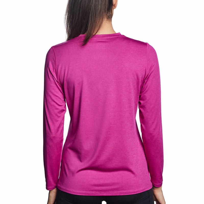 Women's Cooling V-Neck Long Sleeve T-Shirt - Image 37