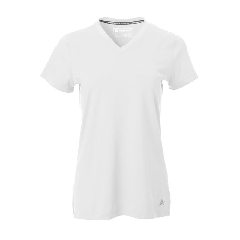 Women's Cooling V-Neck Short Sleeve T-Shirt - Image 33