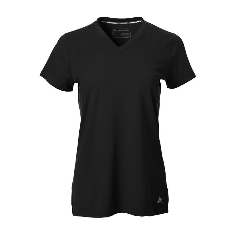 Women's Cooling V-Neck Short Sleeve T-Shirt - Image 43