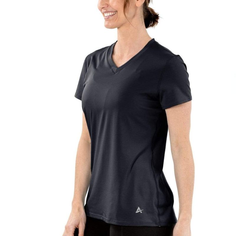 Women's Cooling V-Neck Short Sleeve T-Shirt - Image 42