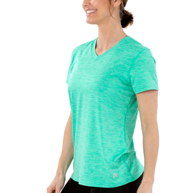 Women's Cooling V-Neck Short Sleeve T-Shirt - Image 59