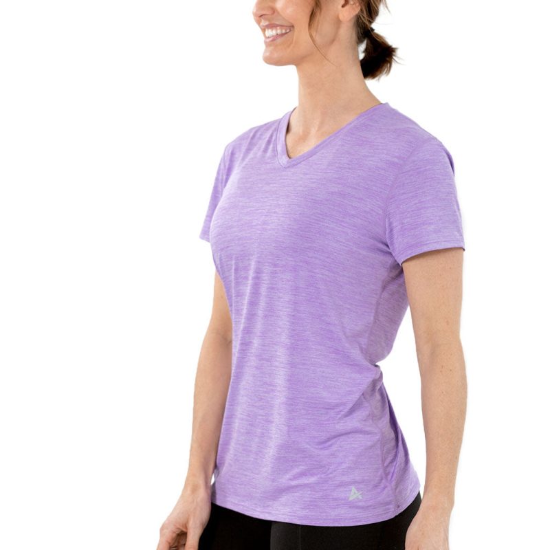Women's Cooling V-Neck Short Sleeve T-Shirt - Image 2