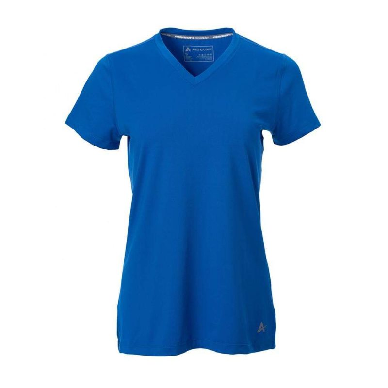 Women's Cooling V-Neck Short Sleeve T-Shirt - Image 29