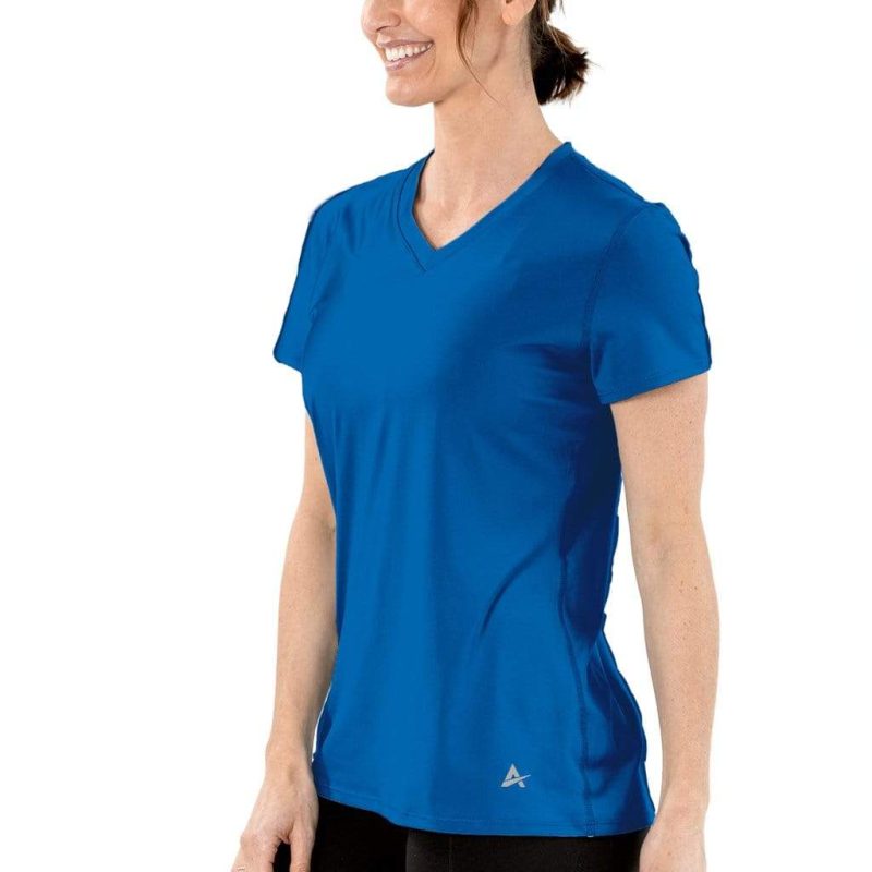 Women's Cooling V-Neck Short Sleeve T-Shirt - Image 28