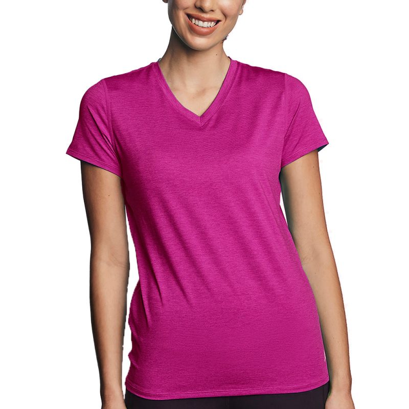 Women's Cooling V-Neck Short Sleeve T-Shirt - Image 19