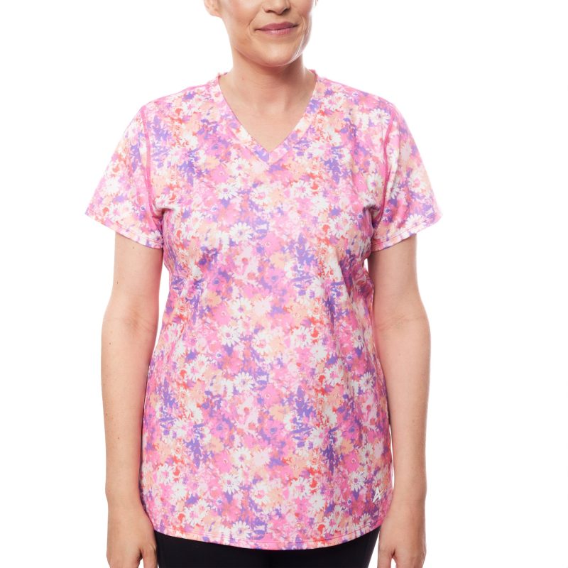Women's Cooling V-Neck Short Sleeve T-Shirt - Image 66