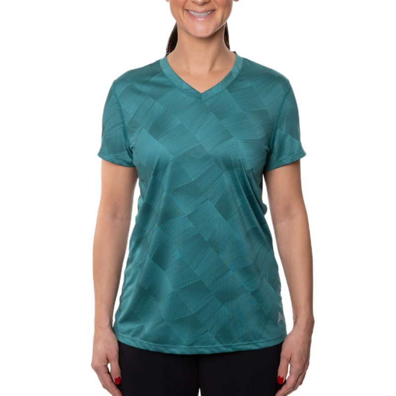Women's Cooling V-Neck Short Sleeve T-Shirt - Image 9