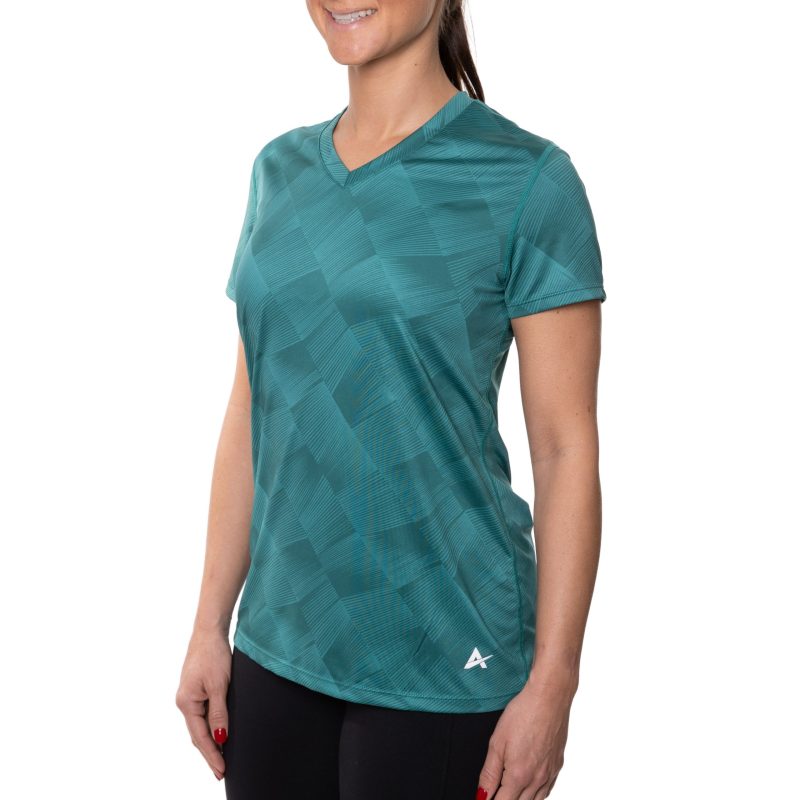 Women's Cooling V-Neck Short Sleeve T-Shirt - Image 10