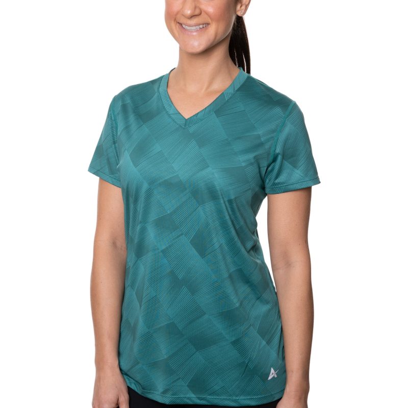 Women's Cooling V-Neck Short Sleeve T-Shirt - Image 11