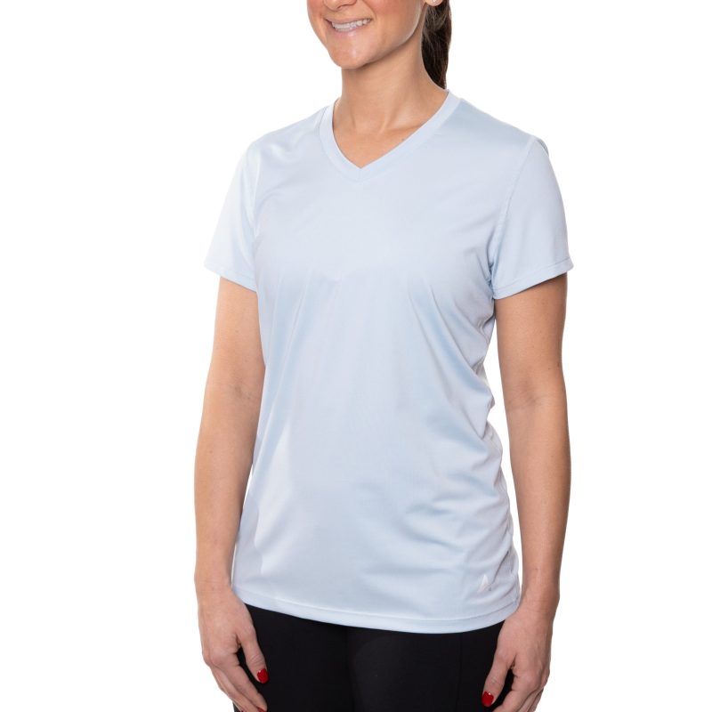 Women's Cooling V-Neck Short Sleeve T-Shirt - Image 74