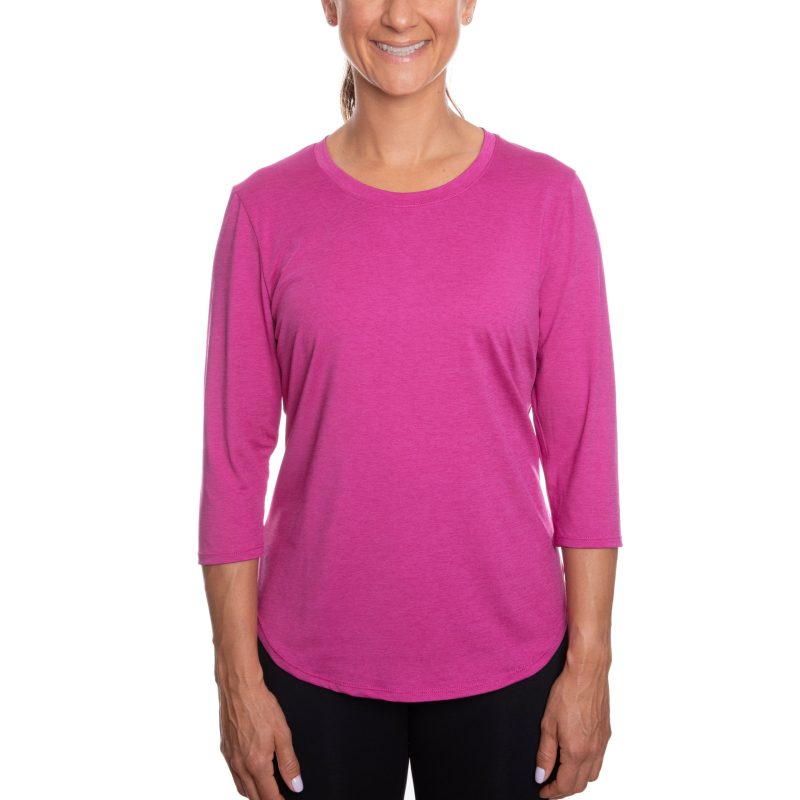 Women's Cooling 3/4 Sleeve T-Shirt - Image 21