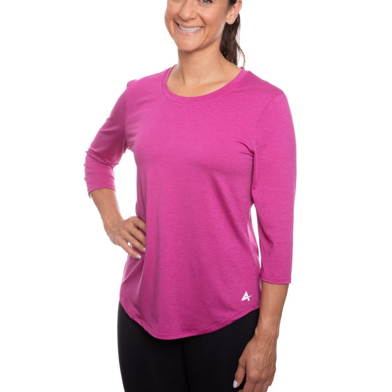 Women's Cooling 3/4 Sleeve T-Shirt - Image 23