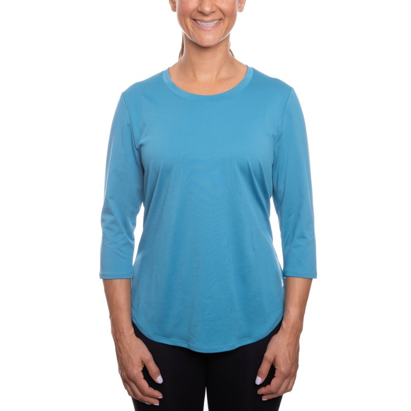 Women's Cooling 3/4 Sleeve T-Shirt - Image 52
