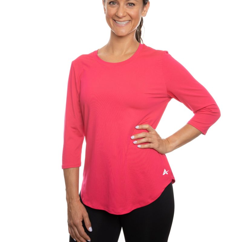 Women's Cooling 3/4 Sleeve T-Shirt - Image 27